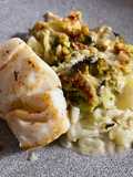 Gratin pomme de terre et brocoli 🥦 Dos de cabillaud au sel de Caraïbes