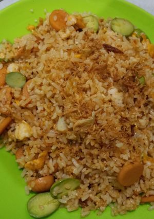 Foto resep Nasi Goreng musim hujan
