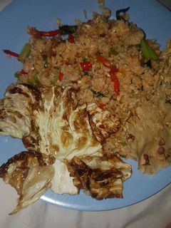 Foto resep Nasi Goreng dan Kol Goreng