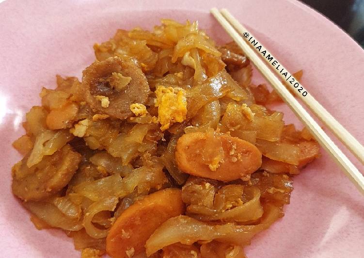Cara meramu Kwetiau Goreng , Bisa Manjain Lidah