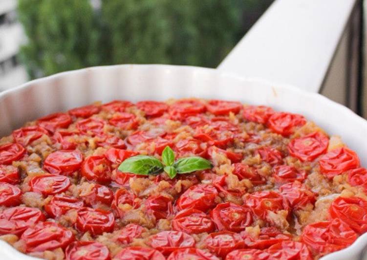 Le moyen le plus simple à Préparer Préférée Tarte tatin de tomate cerise 🍅