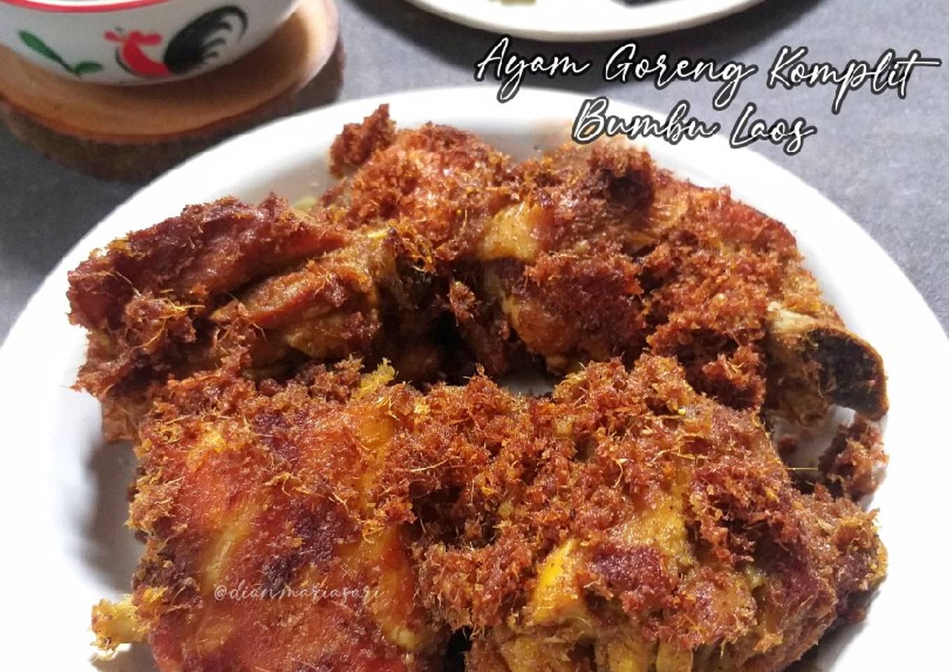 Ayam Goreng Komplit Bumbu Laos