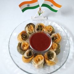 A picture of Tiranga Rose Momos.