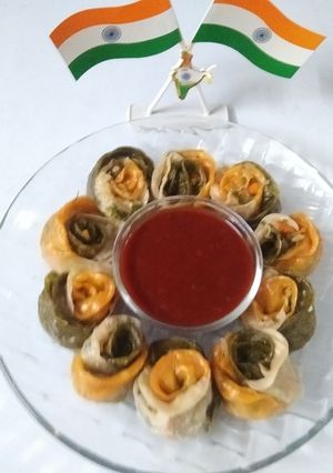 A picture of Tiranga Rose Momos.