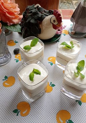 Una foto de Mousse de limón