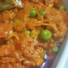 A picture of Kacchi haldi ki sabji.