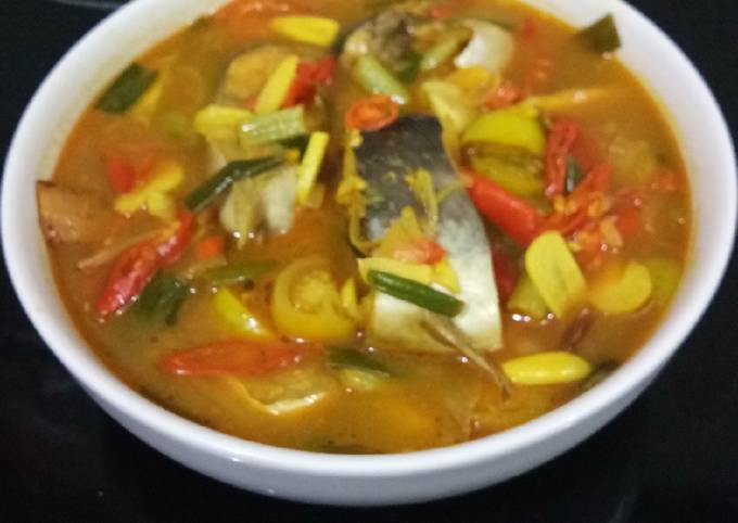 Resep Pindang Srani patin bumbu iris yang Enak Banget