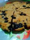 Pan de arándanos
