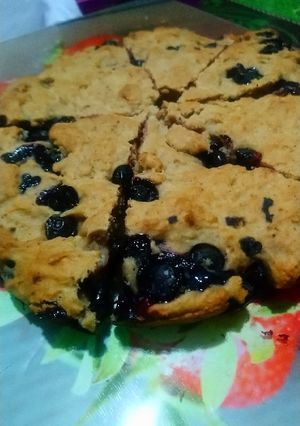 Una foto de Pan de arándanos