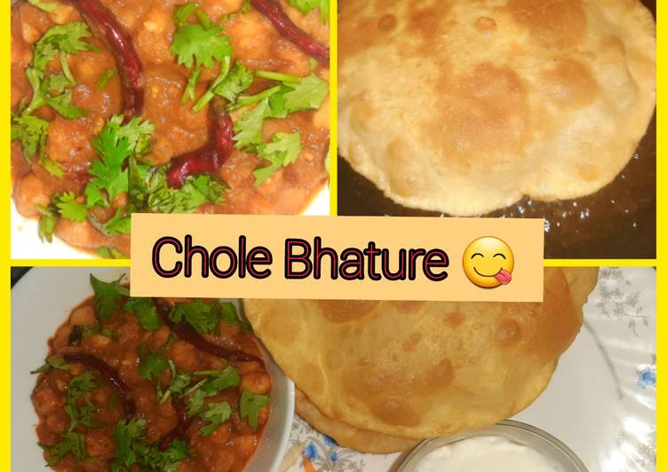 Simple Way to Make Homemade Chole Bhature 😋