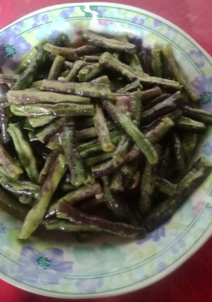 炒菜豆 的食譜成品照片