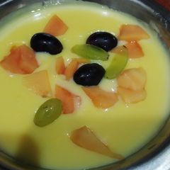 A picture of Fruit custard.