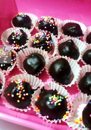 Foto resep Bola coklat simpel