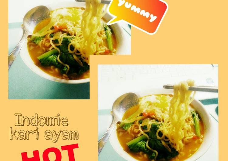 Indomie kari ayam HOT