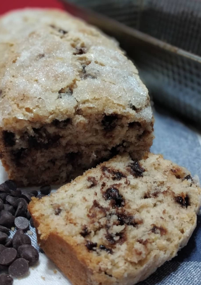 Una foto de Budín de Banana y Chocolate Amargo