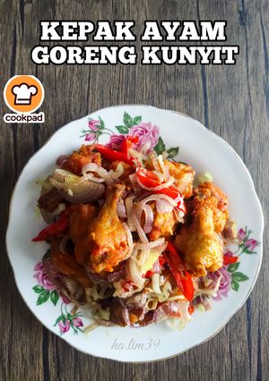 Gambar Kepak Ayam Goreng Kunyit
