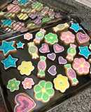 Galletas vainilla con glaseado