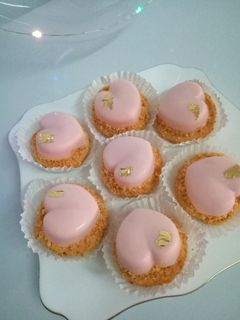 صورة لوصفة حلوة قلوب الفراولة 🍓🍓