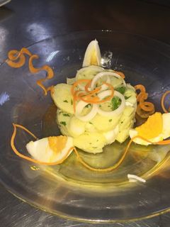 Una foto de Aliño de patatas (Papas aliñá)