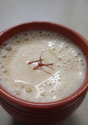 A picture of Badam milk.