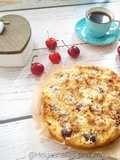 Kirsch-Cheesecake mit Streuseln aus dem Airfryer 