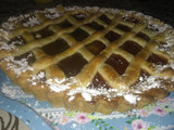 Pastafrola de dulce de batata y mitad membrillo