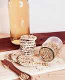 Semillas de fenogreco (alholva): infusión y galletas tipo crackers🥠 2 recetas en una
