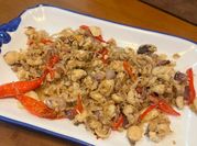 Gambar scallop tumis pedas