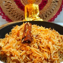 CINNAMON SPICED, DRY FRUIT PULAO A picture of CINNAMON SPICED, DRY FRUIT PULAO.