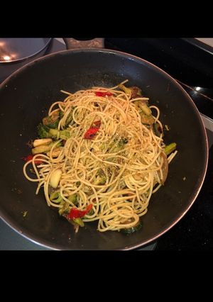 Gambar Vegetable medley pasta