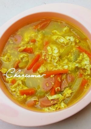 Foto resep Labu Wortel Telur Masak Santan (mpasi balita 1y+)