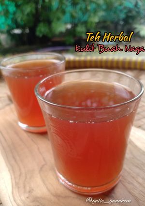 Foto resep Teh Herbal Kulit Buah Naga