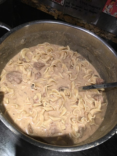 A picture of Beef Stroganoff .