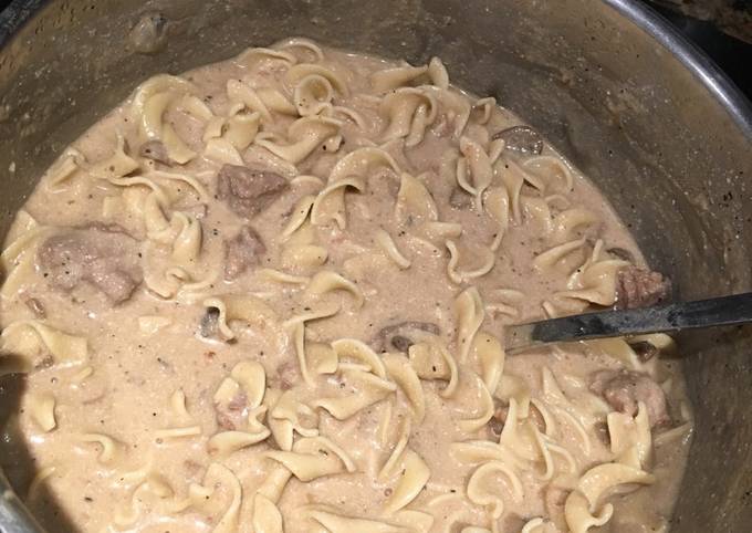 Steps to Make Any-night-of-the-week Beef Stroganoff