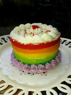 Foto resep Rainbow cake