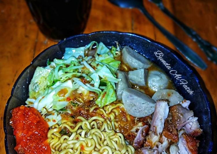 Resep Mie goreng kuah Anti Gagal