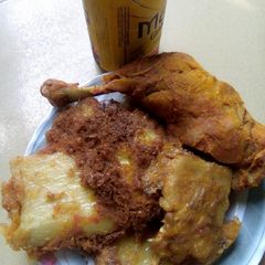 A picture of Yam and egg.
