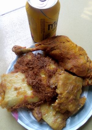 A picture of Yam and egg.
