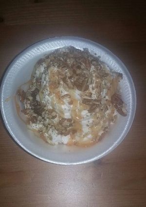 A picture of Brownie sundae.