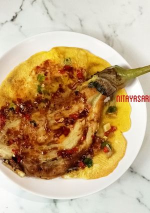 Foto resep Dadar Terong Ungu