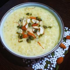 A picture of Sabudana kheer for vrat.