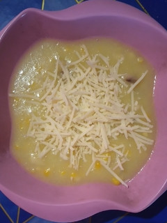 Foto resep Bubur Jagung Pisang Keju