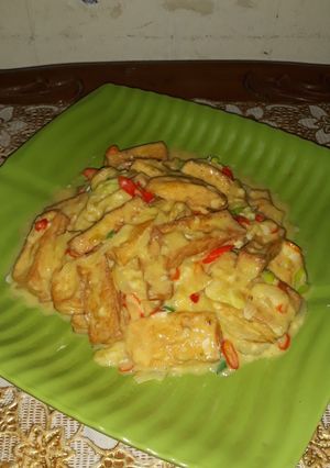 Foto resep Tahu Saus Telur Asin