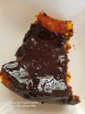 Bolo vegano de cenoura com cobertura de chocolate
