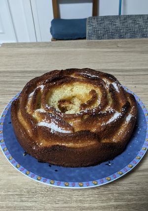 Una foto de Bizcocho de coco con Thermomix