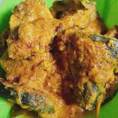 A picture of Tongkol basah bumbu gulai.
