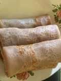 Dadar gulung Vla coklat lumer