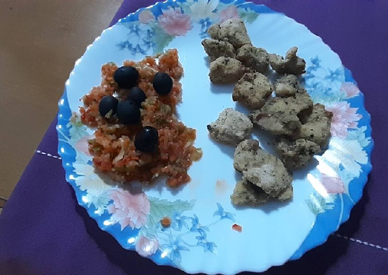 Bocaditos de pollo en freidora de aire