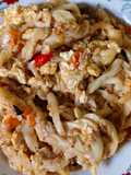 Oseng pedas asin dan asam jamur tiram