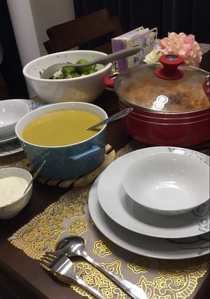 A picture of Lentil and Vegetable Soup.
